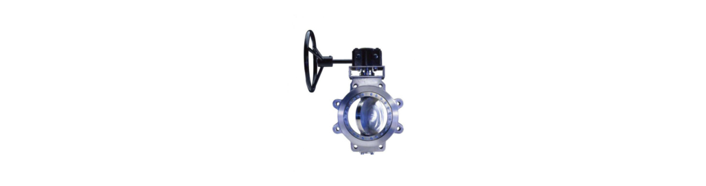 A stock image of a butterfly valve