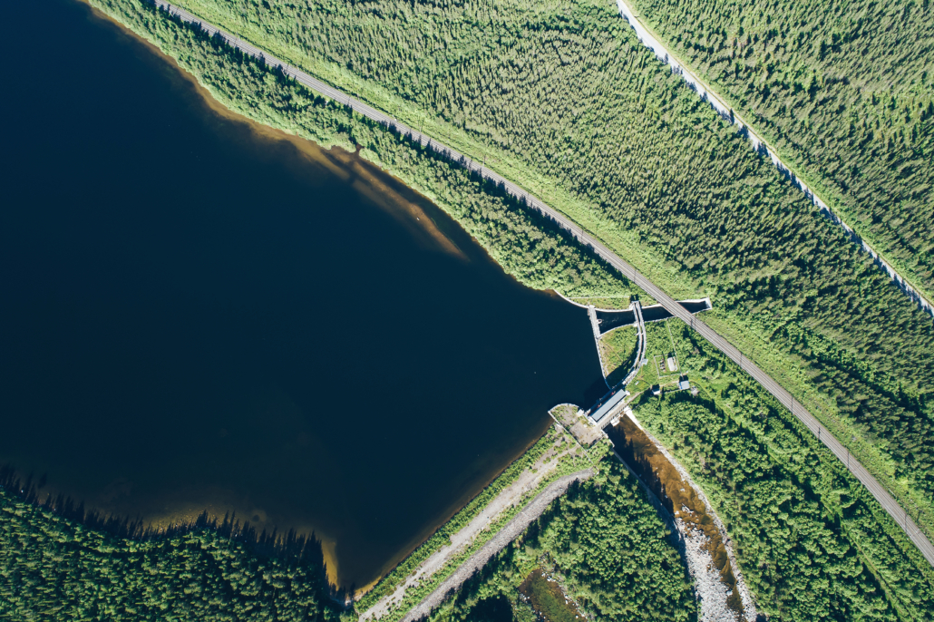 Stock image of an Impounding dam